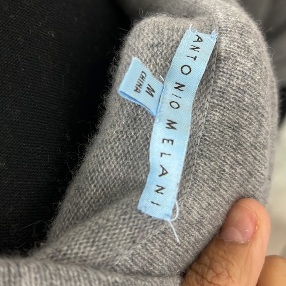 Antonio Melani M Sweater Cashimere Color Grey - Picture 12 of 13